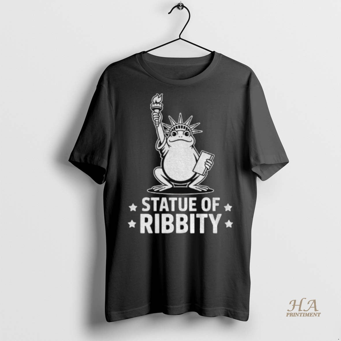Official Portland Frog Statue Of Ribbity Frog Liberty Political Shirt