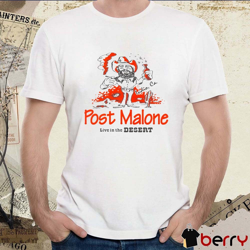 Post Malone Indio, California Live In The Desert t-shirt