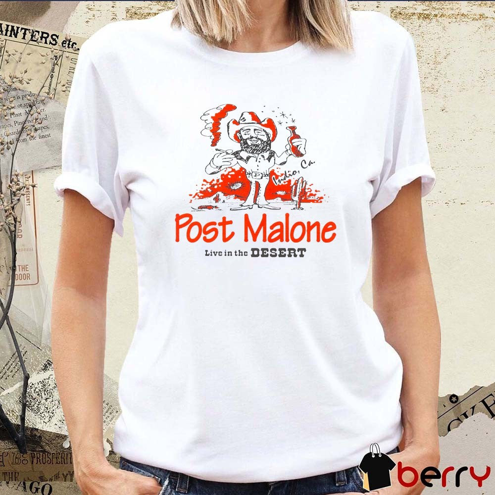 Post Malone Indio, California Live In The Desert t-shirt
