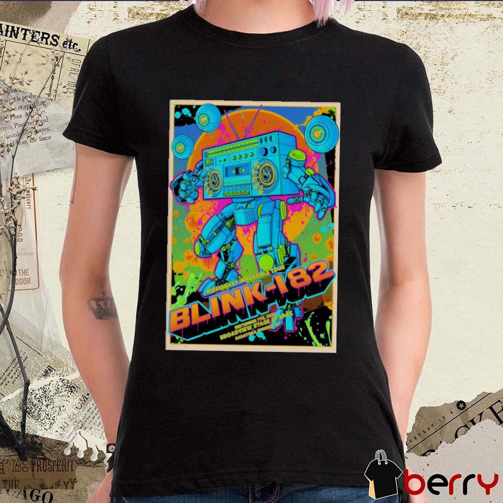 Poster Blink 182 Missionary Impossible Tour Broadview Stage at SPAC On September 7 2025 t-shirt