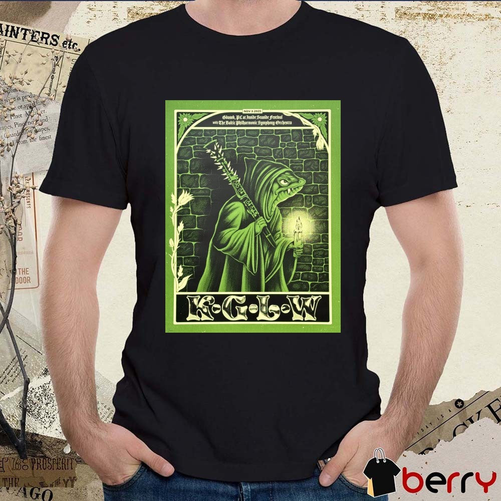 Poster King Gizzard & The Lizard Wizard Inside Seaside Festival November 9, 2025 Gdańsk, Poland t-shirt