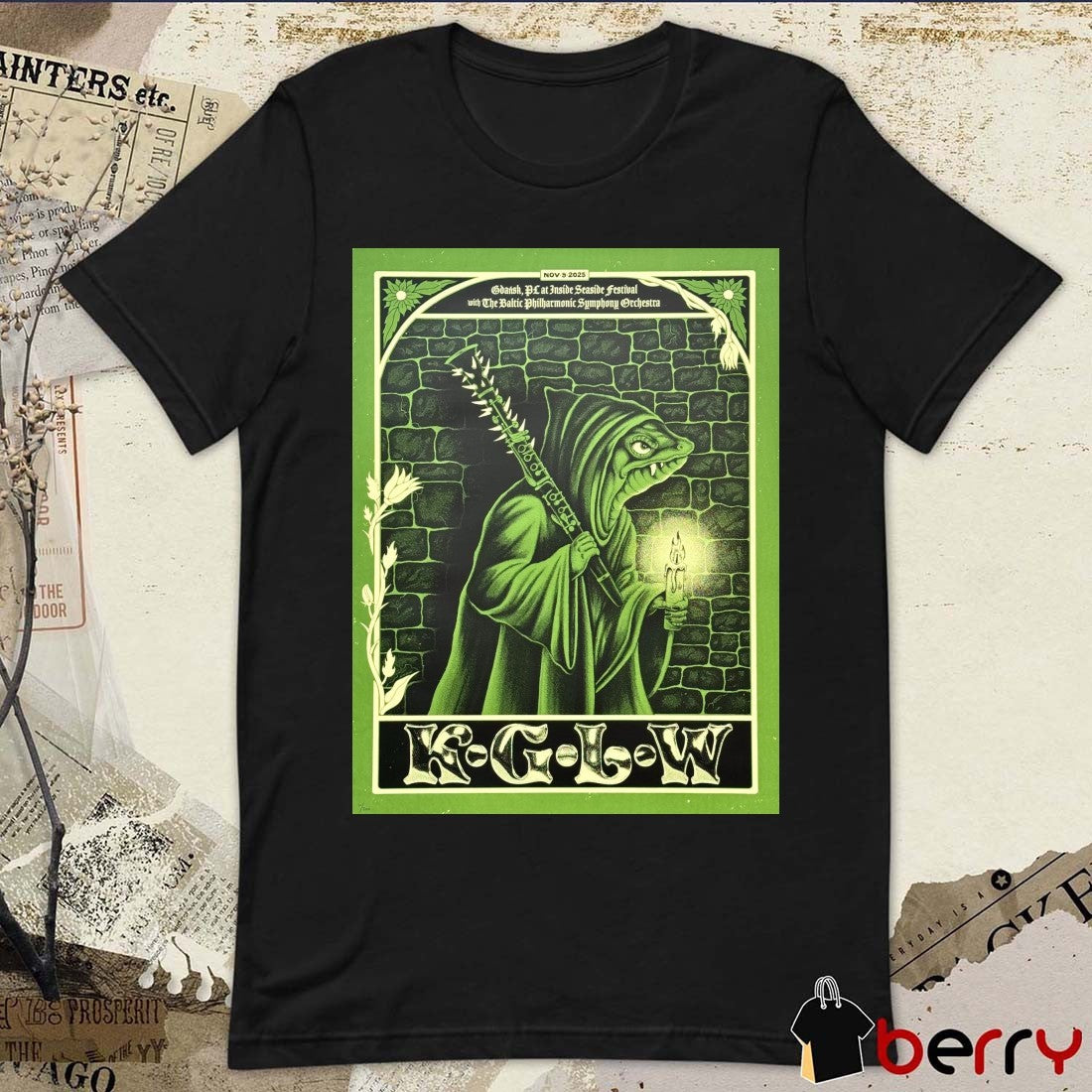 Poster King Gizzard & The Lizard Wizard Inside Seaside Festival November 9, 2025 Gdańsk, Poland t-shirt