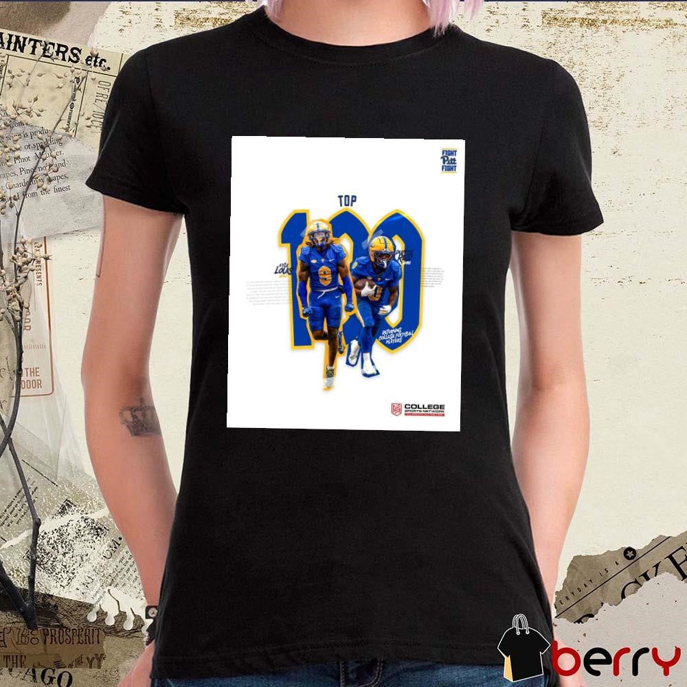 Poster Pitt Panthers Football Kyle Louis Vs Desmond Reid Top 100 Returning College Football Players 2025 t-shirt