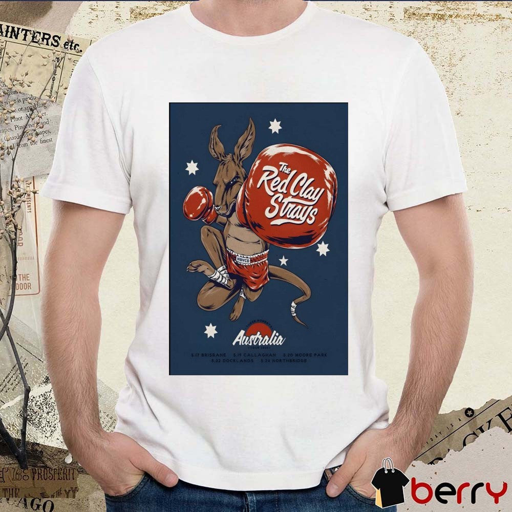 Poster Red Clay Strays These Moments Australia Tour May 17 – 24 2025 t-shirt