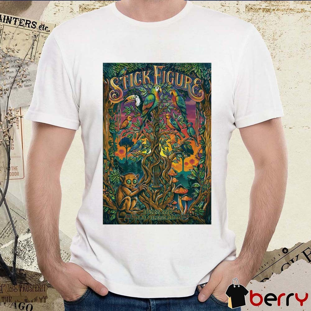 Poster Stick Figure PNC Bank Arts Center in Holmdel NJ June 20 2025 t-shirt