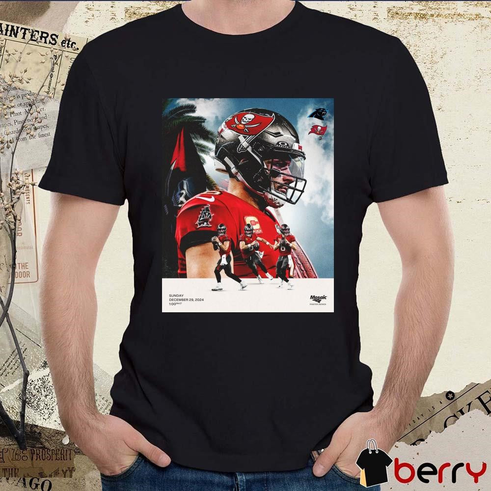 Poster Tampa Bay Buccaneers win Carolina Panthers Sunday December 29 2024 Always Keep Fighting t-shirt