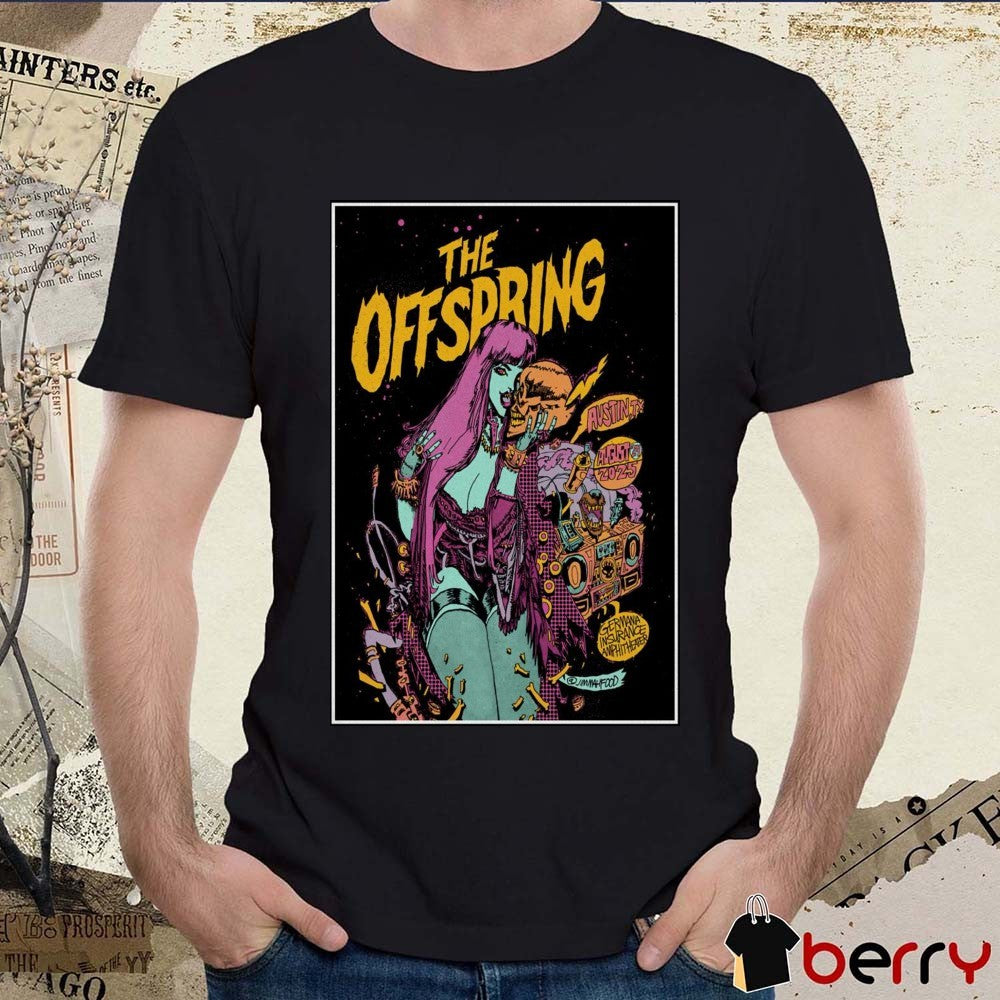 Poster The Offspring Germania Insurance Amphitheater In Austin TX August 24 2025 t-shirt