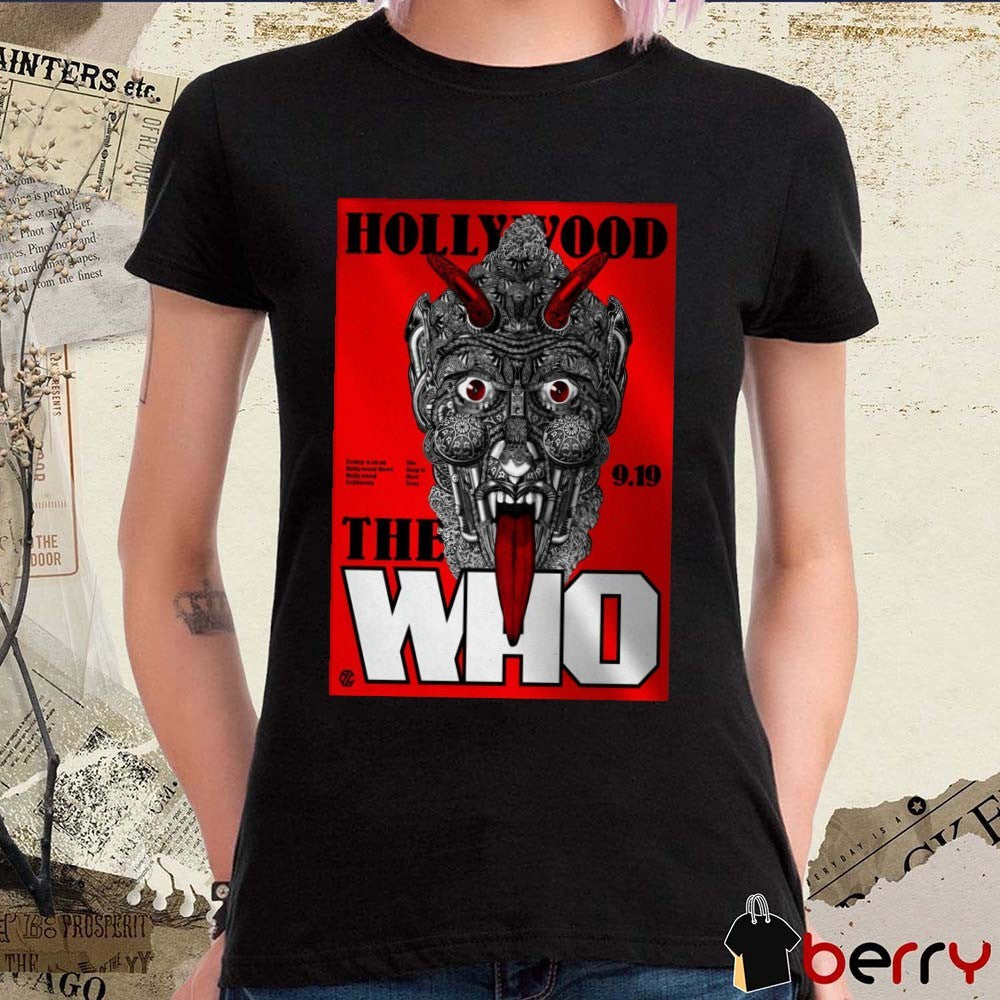 Poster The Who September 19 2025 Hollywood Bowl In Hollywood CA t-shirt