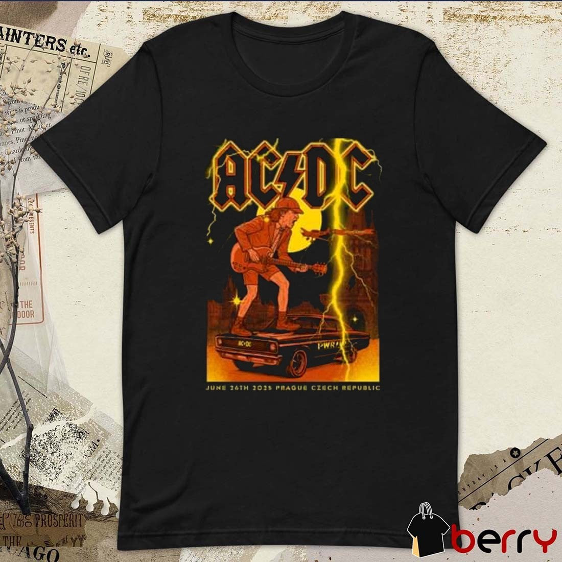 Prague PWR UP Tour June 26th 2025 Prague Czech Republic Graphic t-shirt