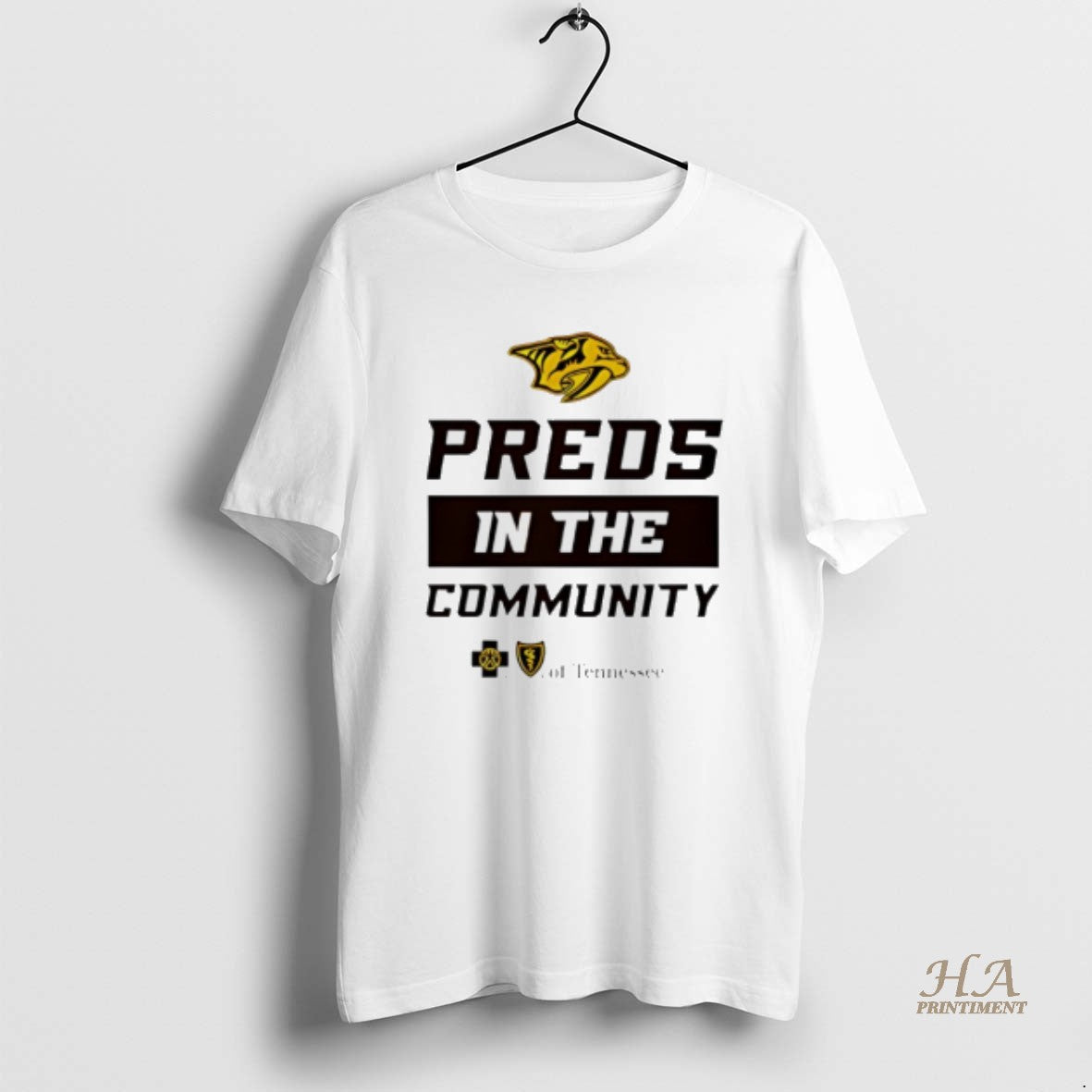Official Preds In The Community Nashville Predators Logo