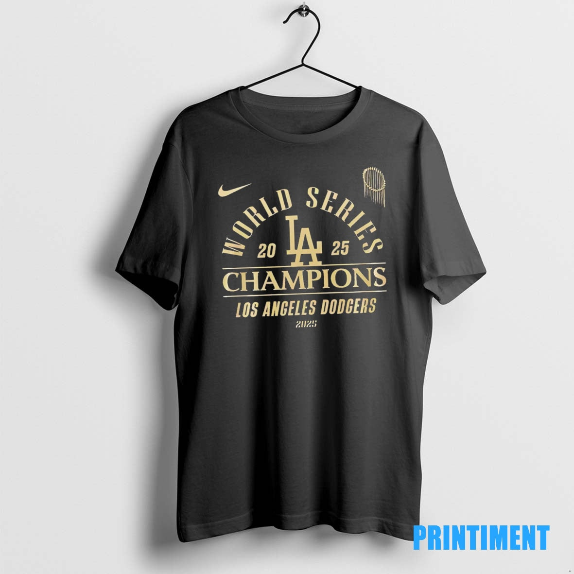 Official Premium Los Angeles Dodgers 2024 25 Back To Back World Series Champions Black Tee