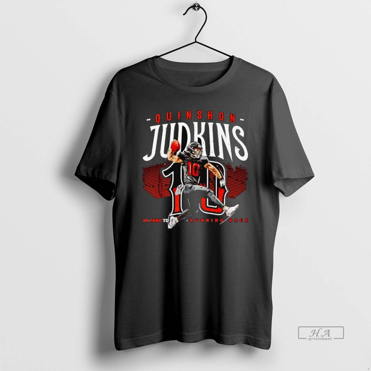 Official Quinshon Judkins 46 Yard Touchdown Running Back