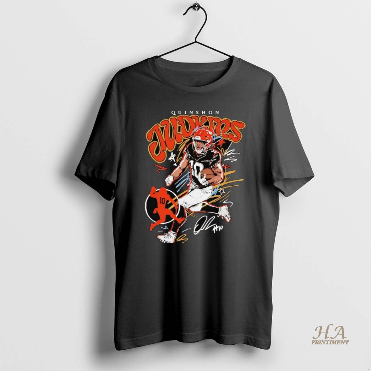 Official Quinshon Judkins Running Signature Cleveland Browns