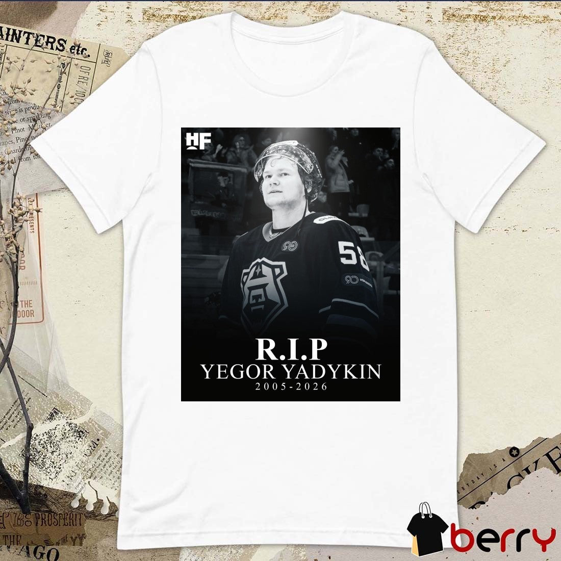 RIP Yegor Yadykin 2005 – 2026 Hockey Forever Poster t-shirt