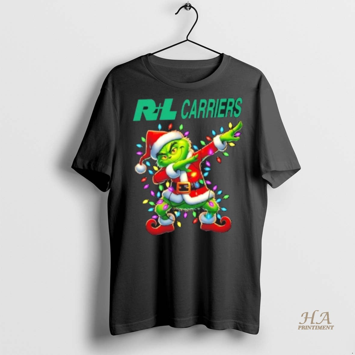 Official Rl Carriers Grinch Dabbing Merry Christmas Shirt