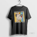 Official Raccoon Vintage Mentally Sick Physically Thick