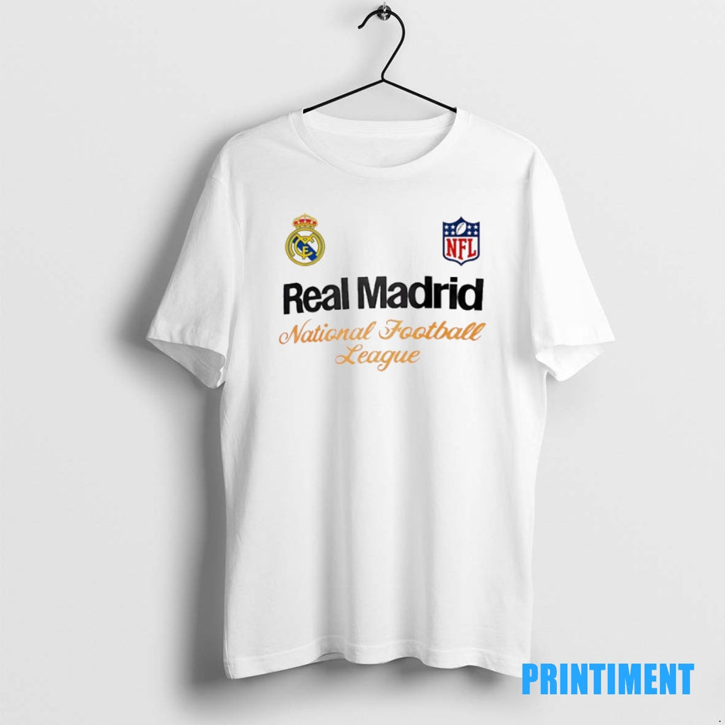 Official Real Madrid National Football League Logo Tee Sweater