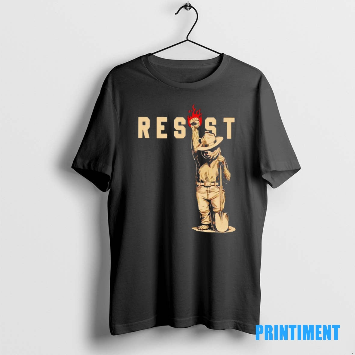 Official Resist Anti Trump Smokey Bear Tee Sweater