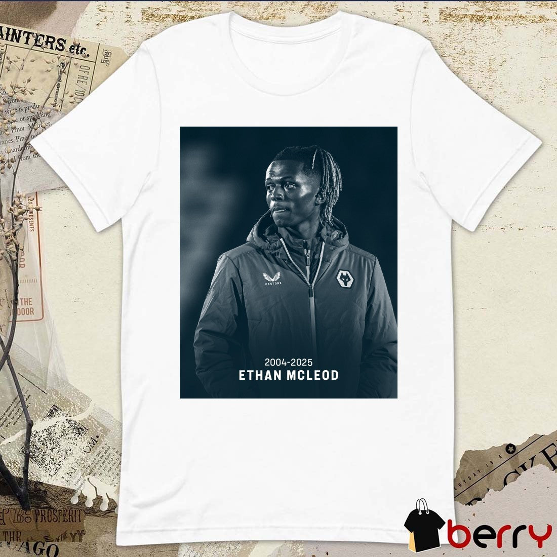 Rest In Peace Ethan McLeod 2004 – 2025 TNT Sports Football Poster t-shirt