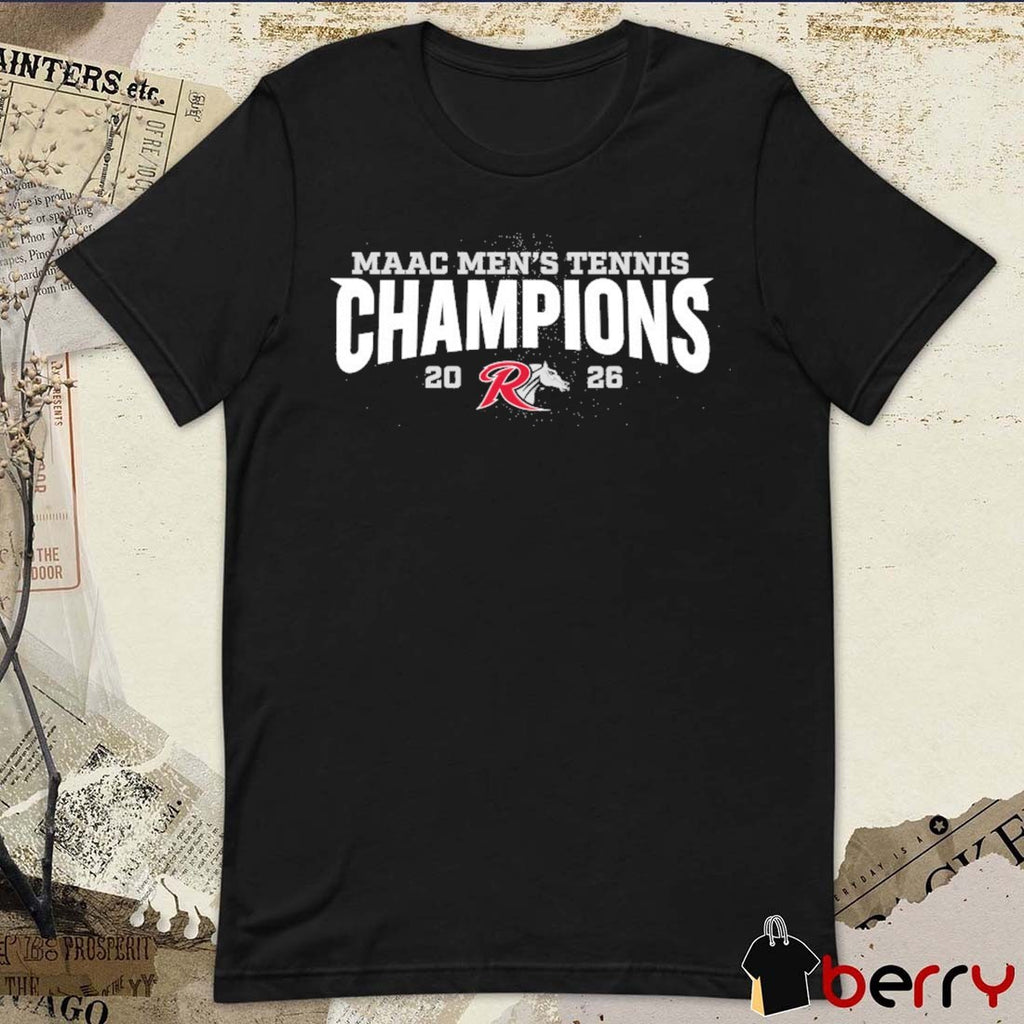 Rider University 2026 MAAC Men’s Tennis Champions t-shirt