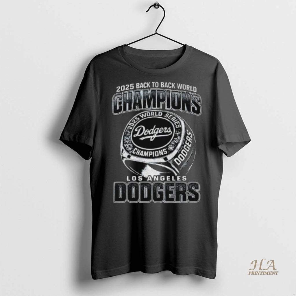 Official Rings Champs 2025 Back To Back World Champions Series Los Angeles Dodgers Mlb 2025