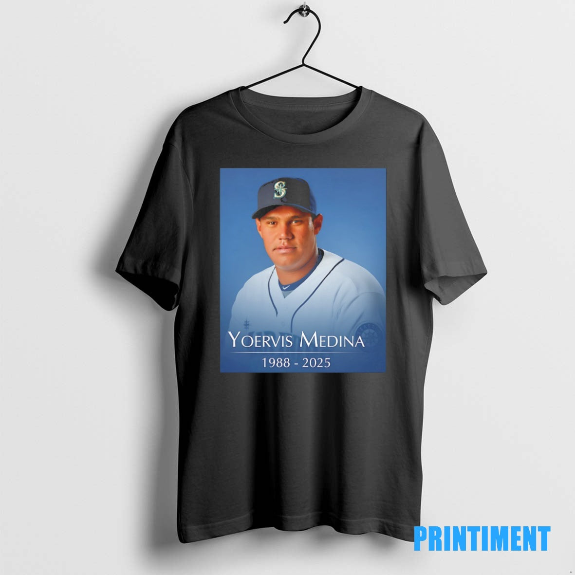 Official Rip Yoervis Medina 1988 2025 Seattle Mariners Tee Sweater