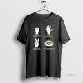 Official Rock Beats Scissors Paper Beats Rock Scissors Beats Paper Nothing Beats Packers Green Bay