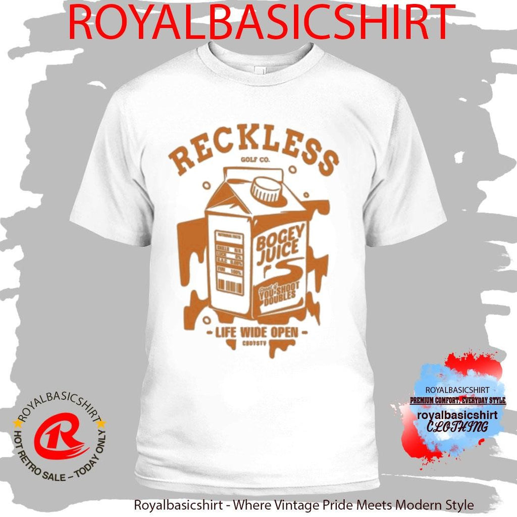 Rockless Golf Co Bogey Juice Life Wide Open Cboystv Shirt