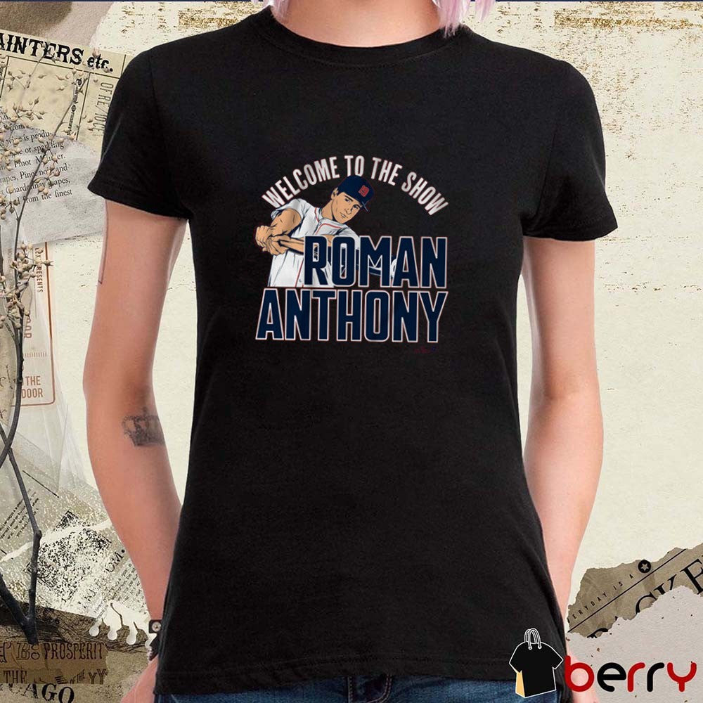Roman Anthony Welcome to The Show Boston Red Sox MLB t-shirt