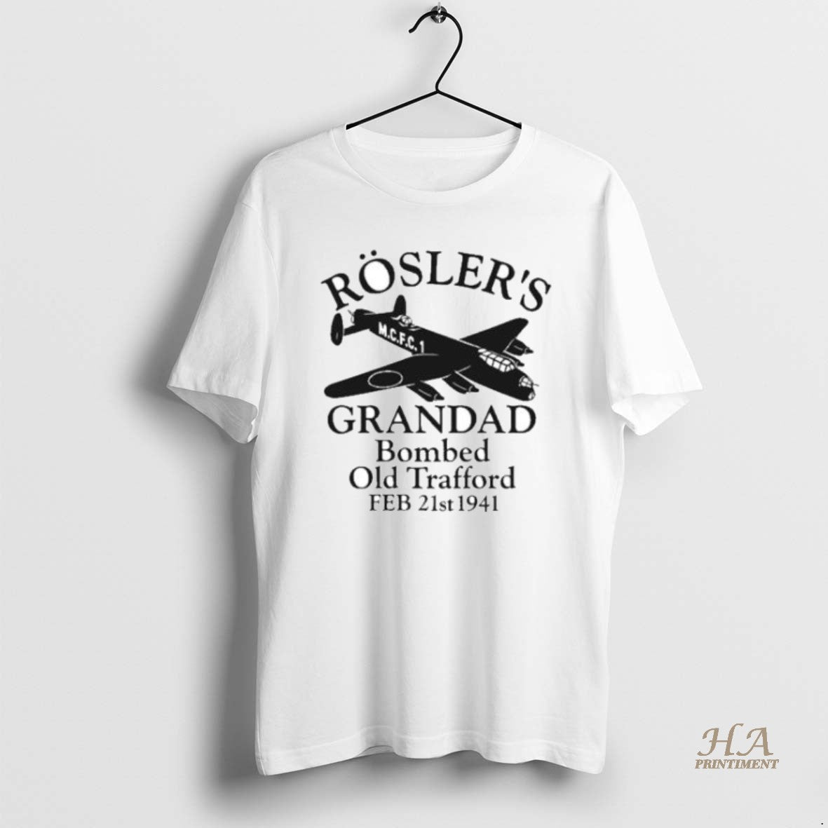 Official Roslers Grandad Bombed Old Trafford 1941 Manchester Football