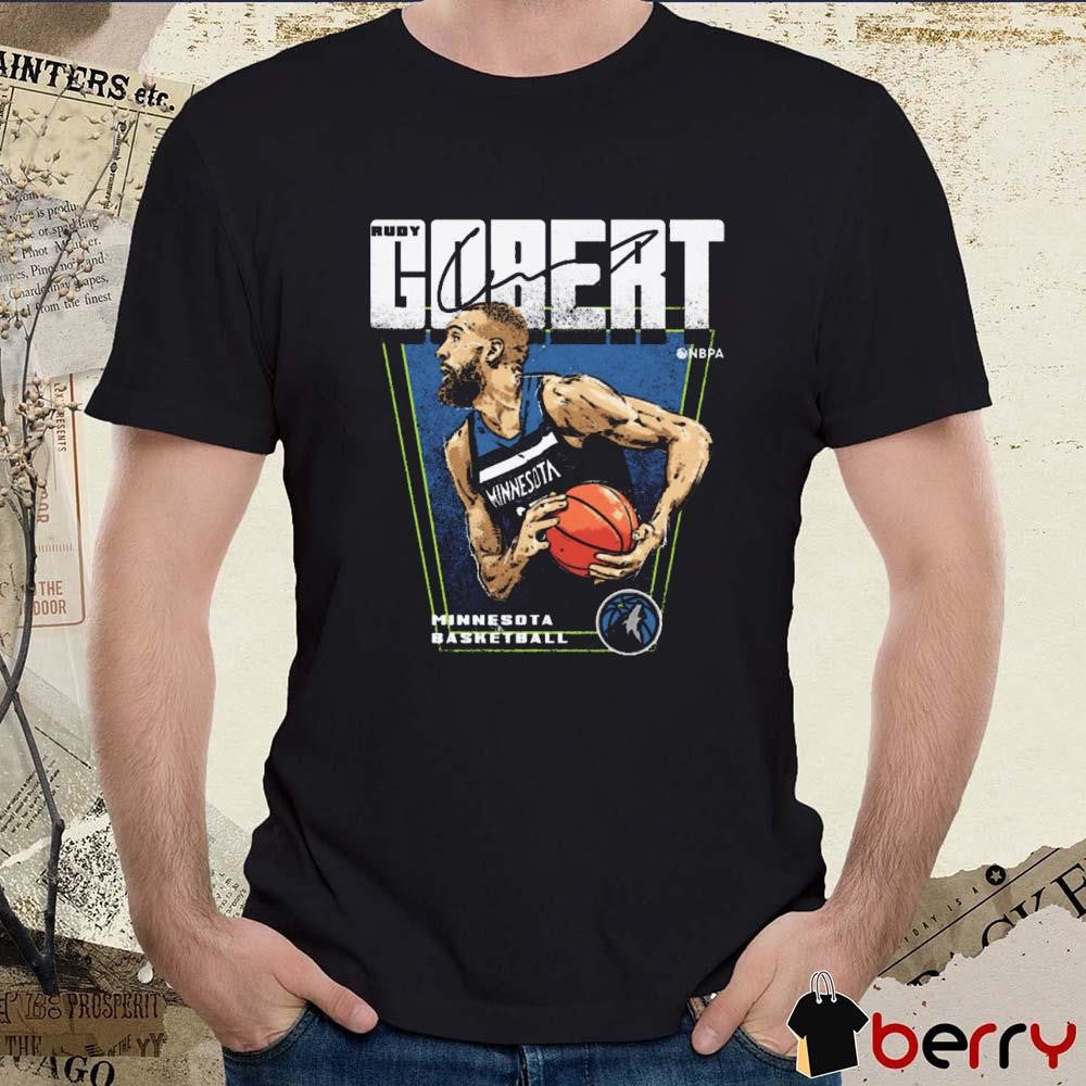 Rudy Gobert Minnesota Timberwolves Basketball Signature t-shirt