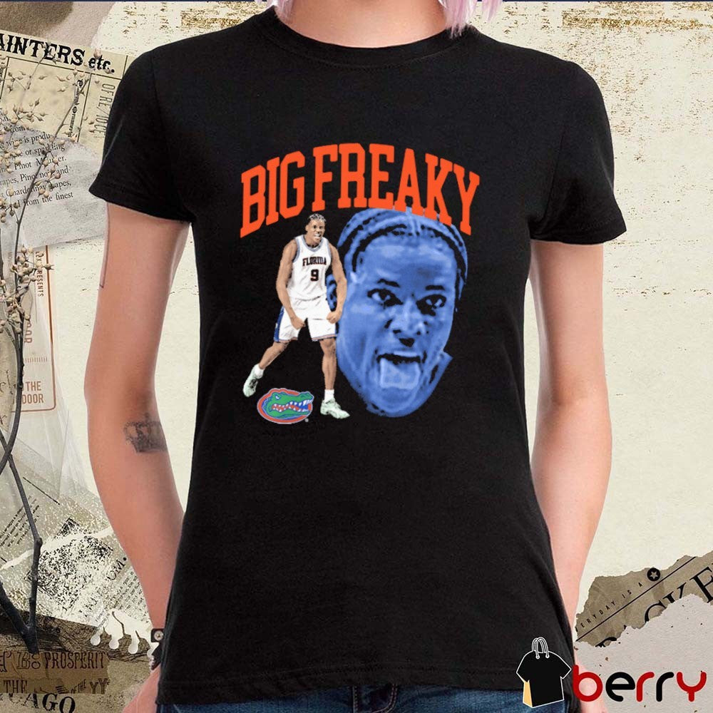 Rueben Chinyelu Big Freaky Portrait Florida Gators Men’s Basketball NCAA Southeastern Conference t-shirt