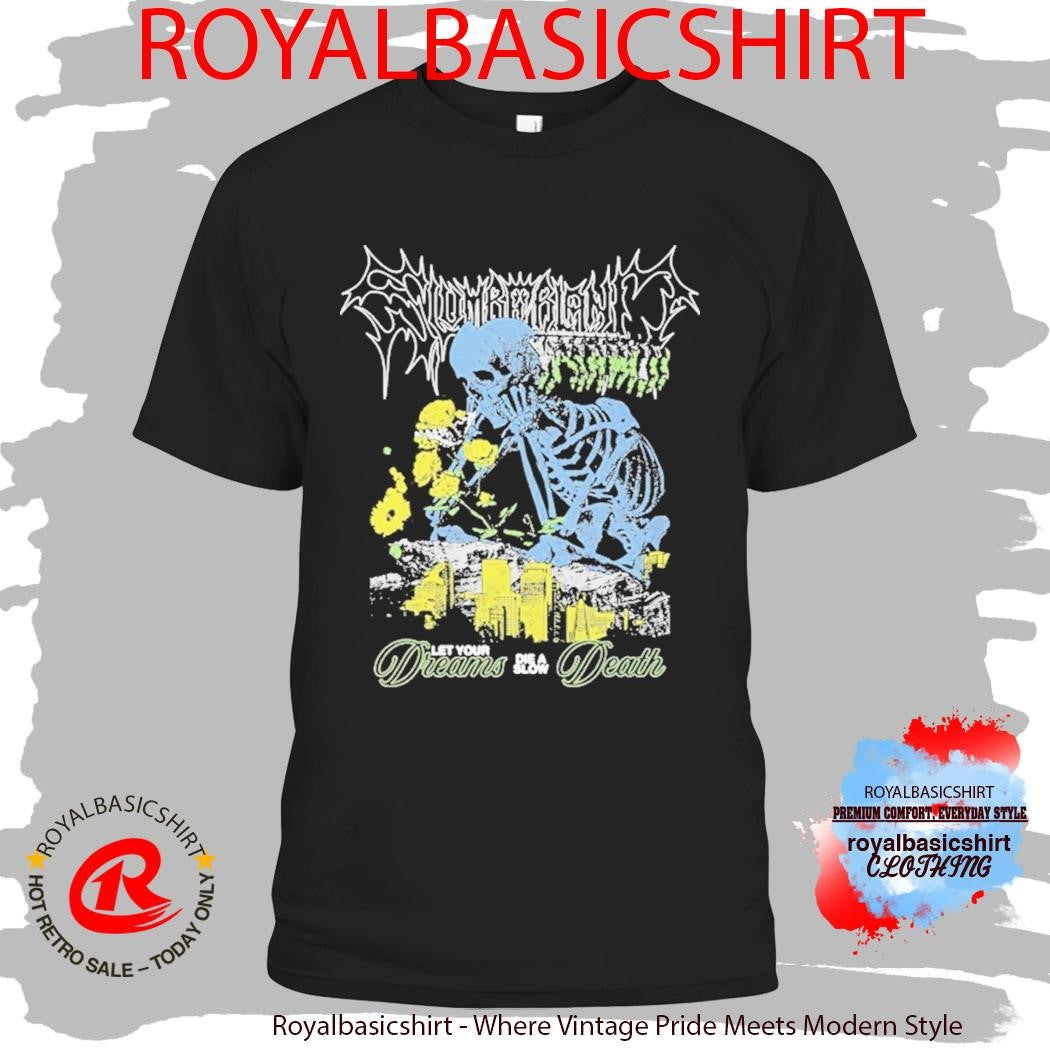 Ryan Oakes Slumberland Let Your Dreams Die A Slow Death Skeleton Shirt