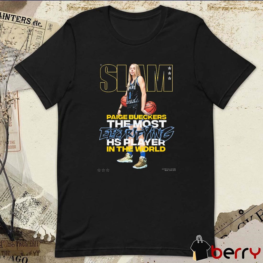 SLAM Cover Paige Bueckers The Most Electrifying HS Player In The World t-shirt