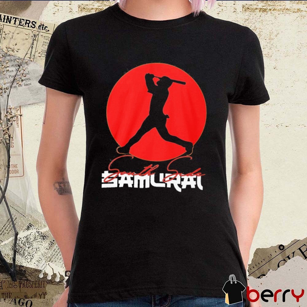 Samurai Baseball Player Silhouette South Side Munetaka Murakami Chicago White Sox MLB t-shirt