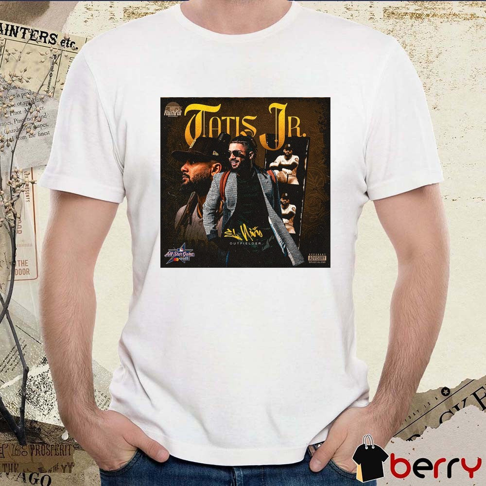 San Diego Padres Fernando Tatis Jr El Niño Outfielder MLB All-Star Game Faithful Records Poster t-shirt