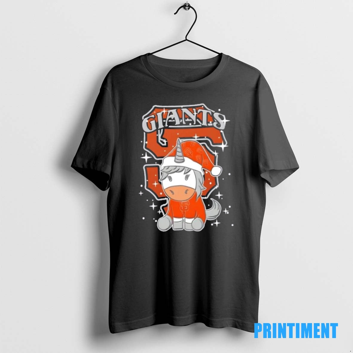 Official San Francisco Giants Baseball X Unicorn Merry Christmas Tee Sweater