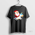 Official Santa Claus On Unicorn Rainbow Sleigh Ride Christmas