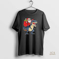 Official Santa Riding A Dinosaur Funny Christmas 2025