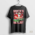 Official Santas Dj Setlist Ugly Christmas Shirt