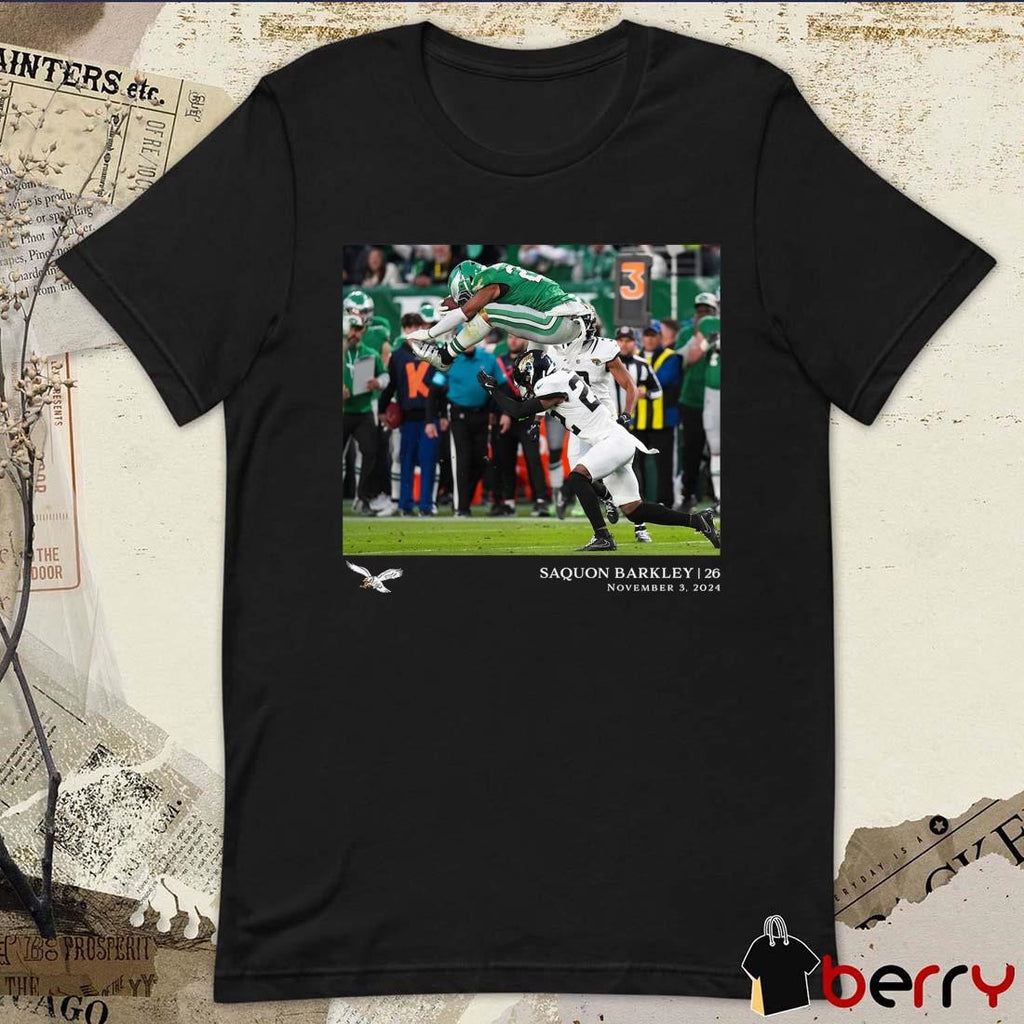 Saquon Barkley Philadelphia Eagles NFL Flash Features Week 9 2024 November 3 2024 t-shirt