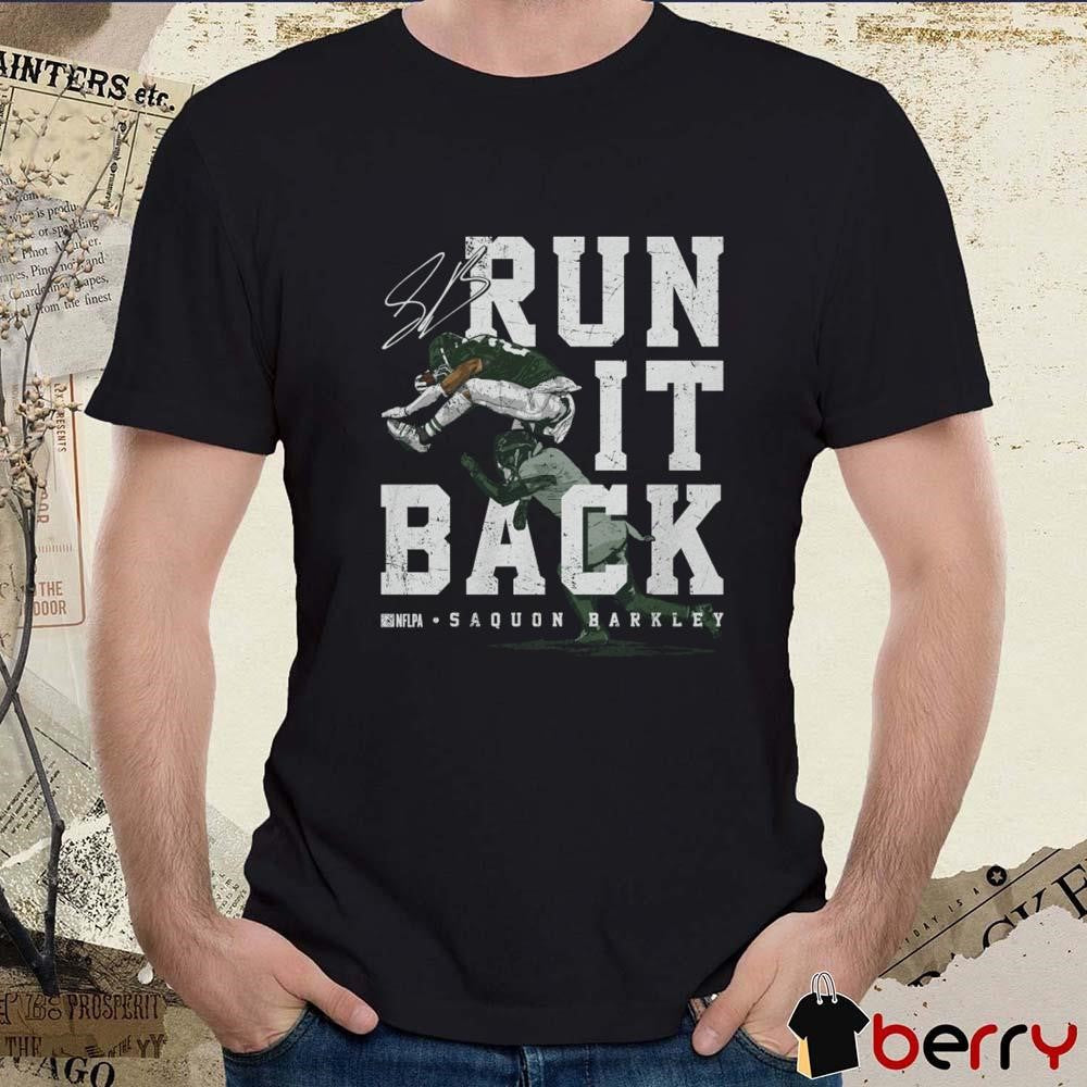 Saquon Barkley Philadelphia Eagles NFL Run it Back Signature t-shirt