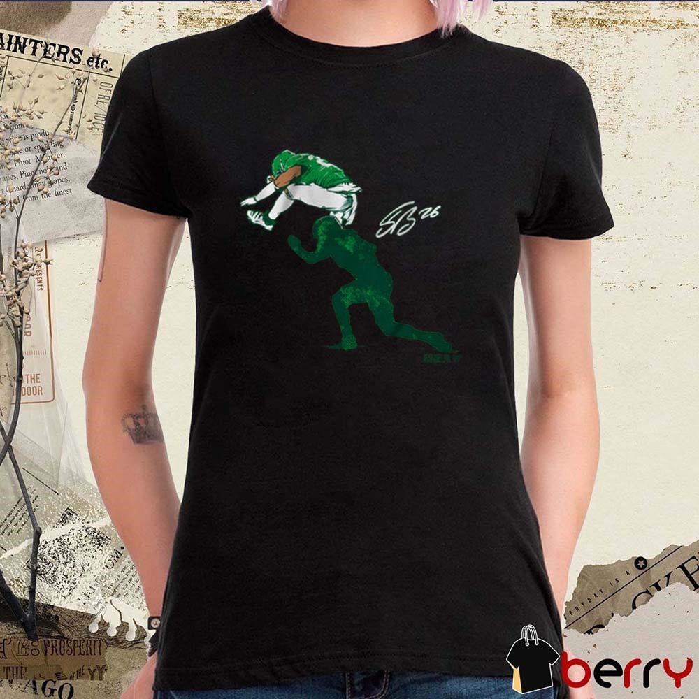 Saquon Barkley The Reverse Hurdle Philadelphia Eagles NFL Signature t-shirt