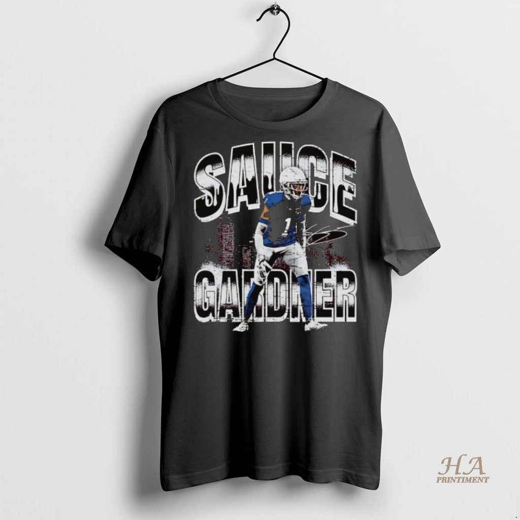 Official Sauce Gardner Skyline Signature Indianapolis Colts Shirt