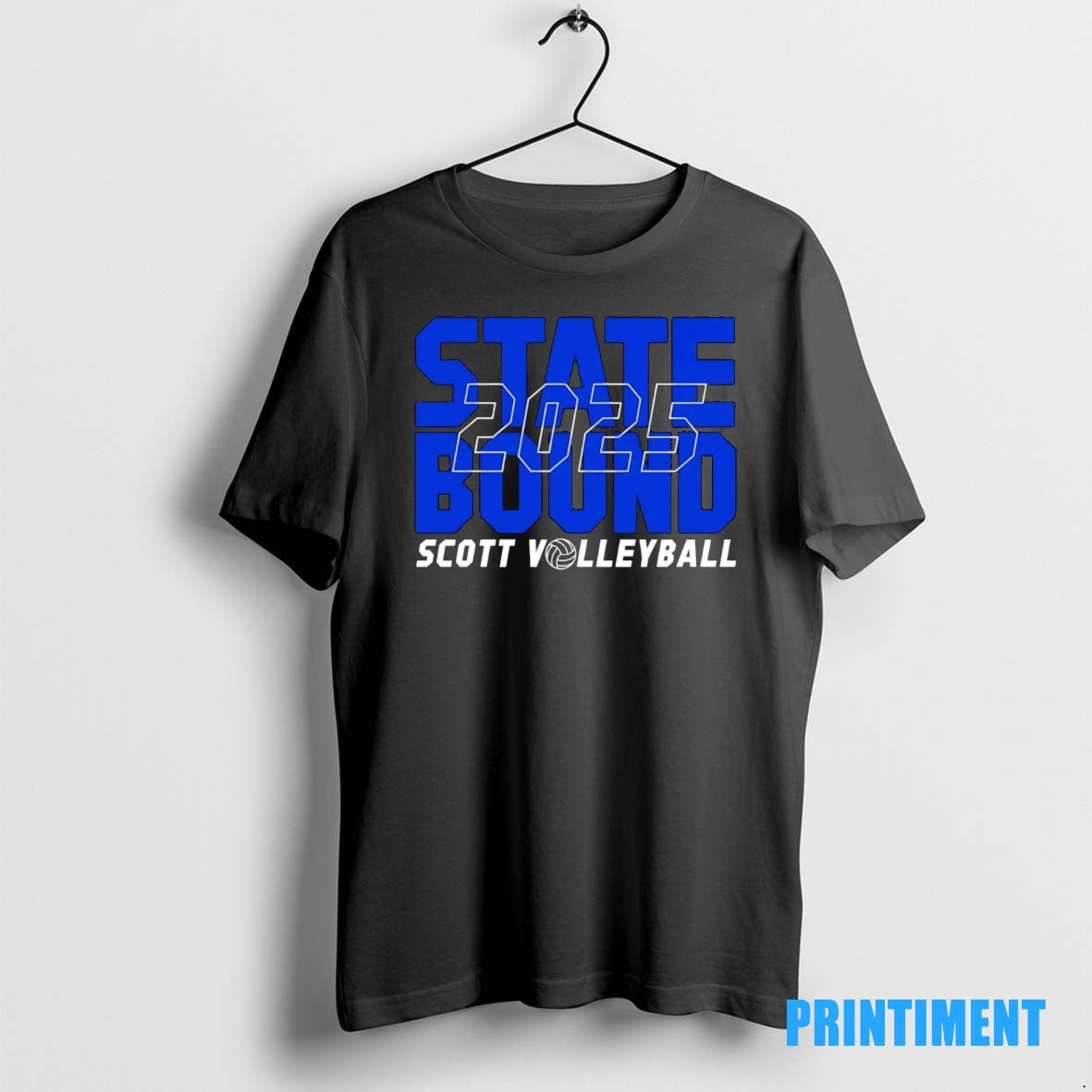 Official Scott Volleyball State Bound 2025 Tee Sweater