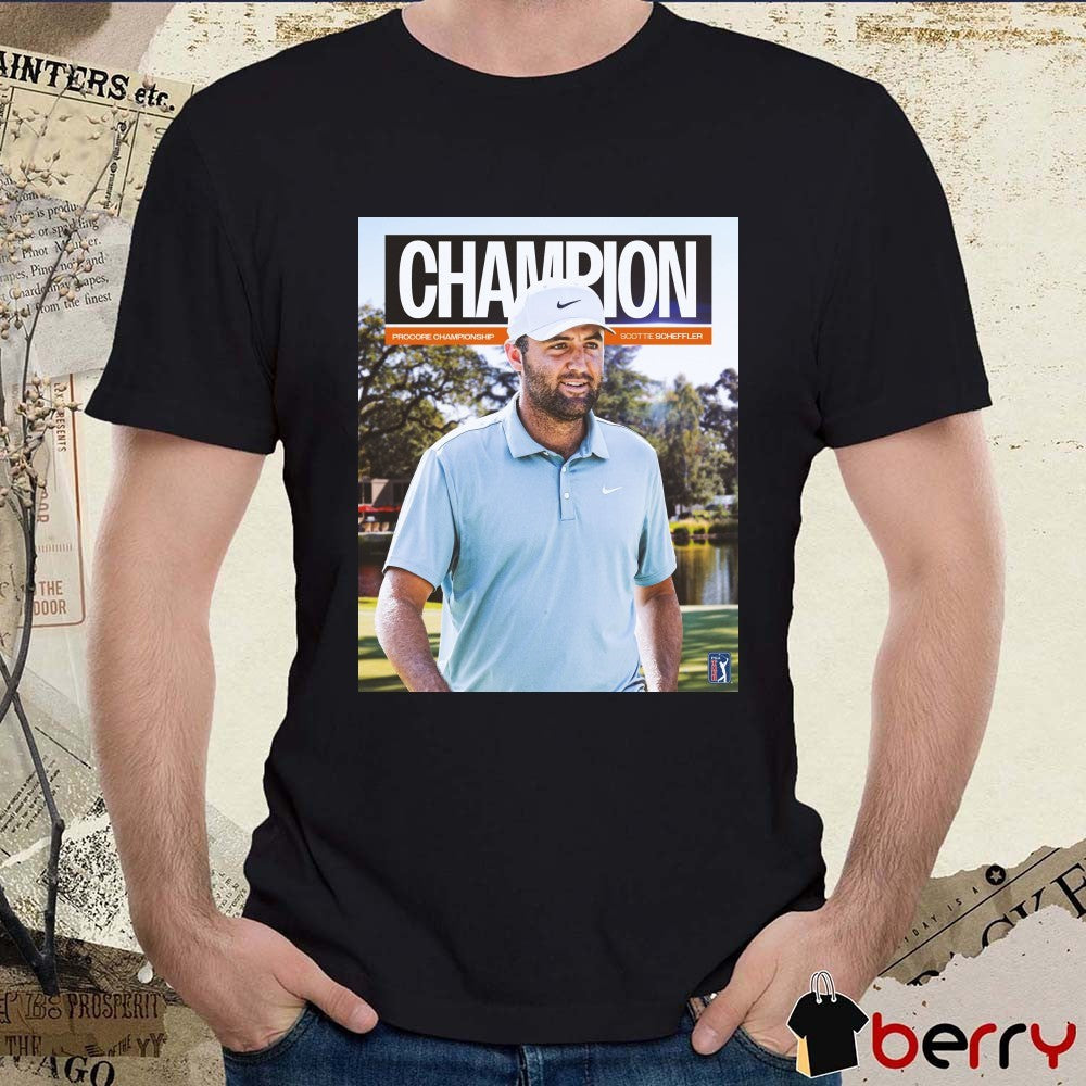 Scottie Scheffler Procore Championship Sixth Victory This Season PGA Tour 2025 Poster t-shirt