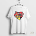Official Scratch Heart Logo Fall Out Boy