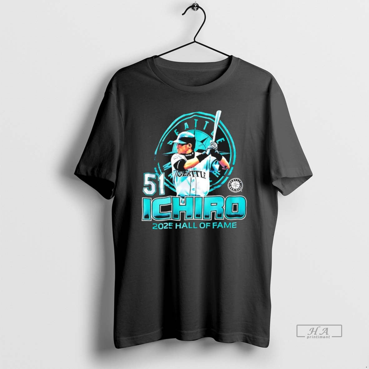 Official Seattle Mariners Baseball 51 Ichiro Suzuki 2025 Hall Of Fame