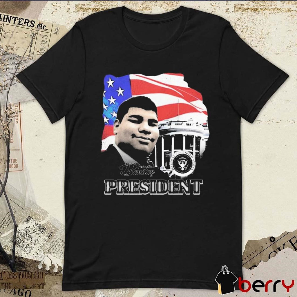 Sebastian Benitez For President 2024 Vintage USA Flag t-shirt