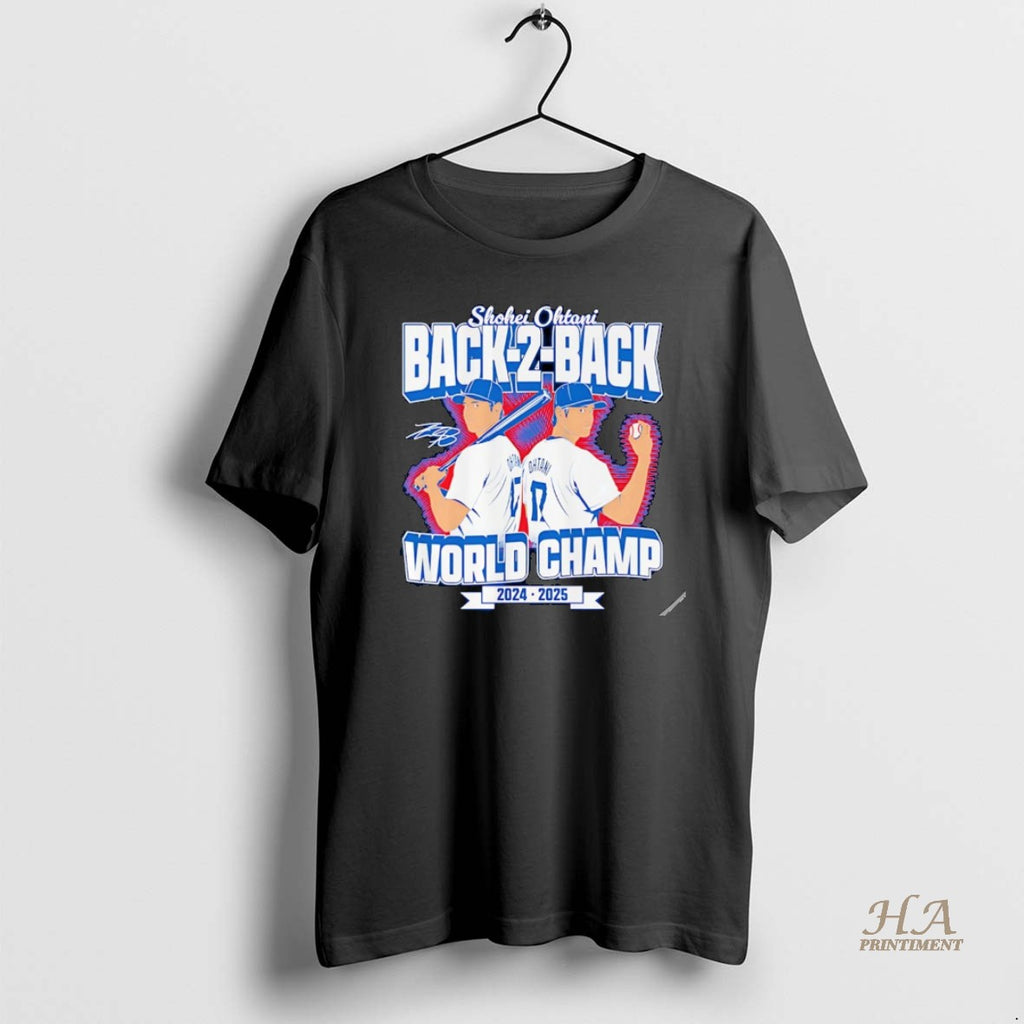 Official Shohei Ohtani 2024 2025 Back To Back World Champs Christmas